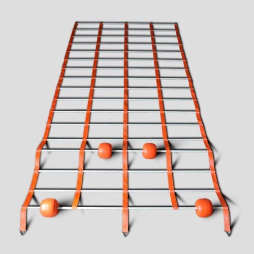 <b>Scramble net</b><br><i> also called <br>Man Overboarding System</i>